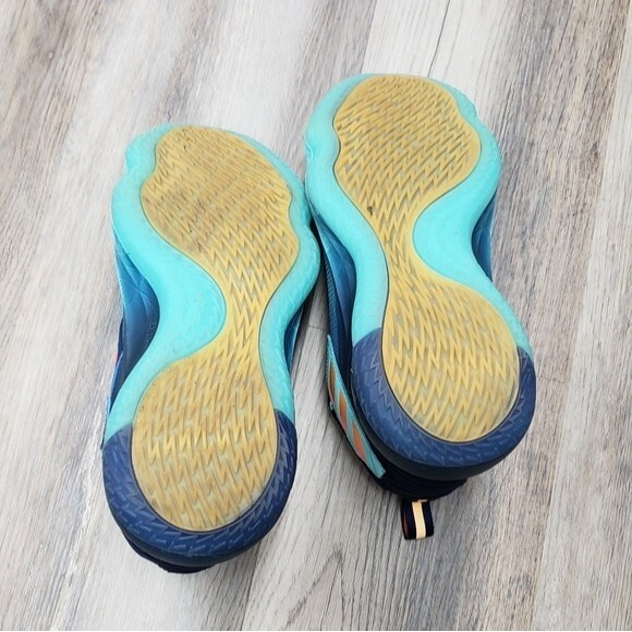 Adidas Dame Time 7 Extply blue and aqua basketball shoes 8.5 main image 7